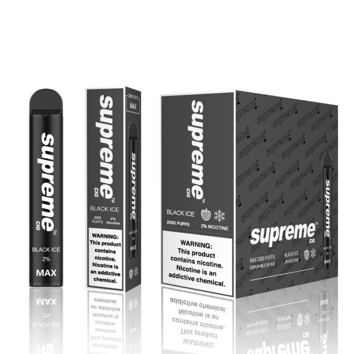 Supreme Cig MAX2% BLACK ICE