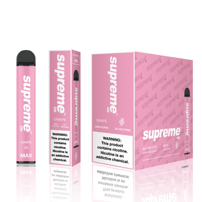 Supreme Cig MAX2% GRAPE